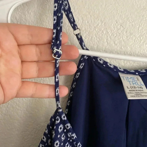 💥Time and True Women's Dress Navy L - Picture 4 of 9